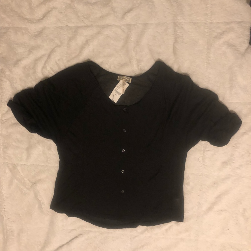 PacSun Kirra Sheer Batwing Top/Shirt-Sz XS- NWT